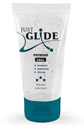 Водно-силиконовый анальный лубрикант Just Glide Premium Anal, 50&nbsp;мл