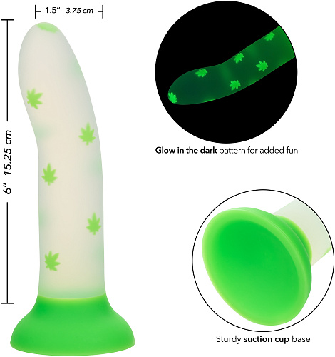Светящийся фаллос Glow Stick Leaf