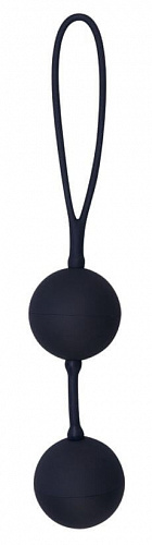 Большие вагинальные шарики со смещенным центром тяжести Black Velvets Balls