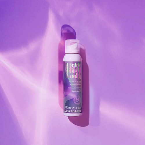 Хрустящая массажная пенка Love to Love Tickle My Body Миндаль, 150 мл