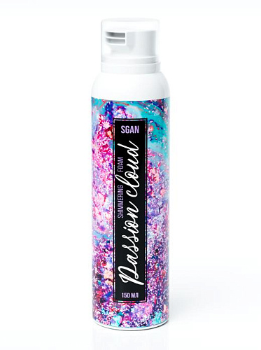 Пенка для массажа с шиммером SGAN, 150 мл