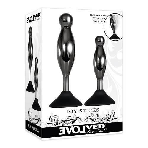 Набор подвижных анальных стимуляторов Evolved Joy Sticks