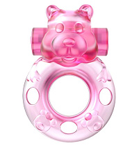 Виброкольцо Pretty Love Pink Bear