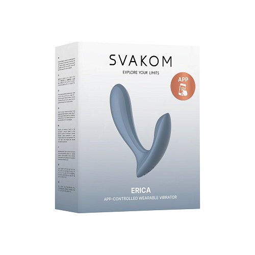 Интерактивный вибростимулятор Svakom Erica, голубой