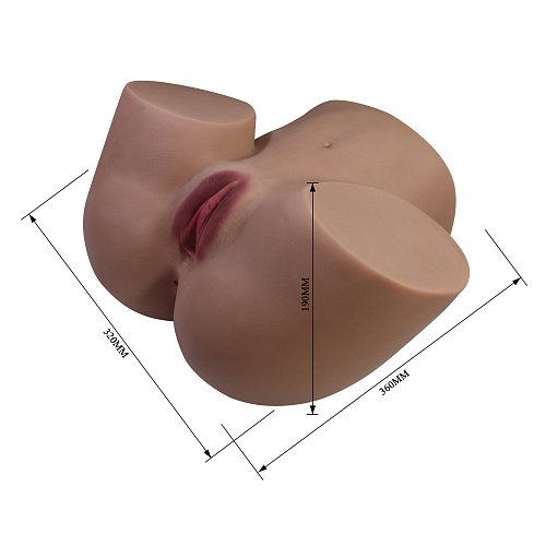 Мастурбатор-полуторс с&nbsp;вибрацией, всасыванием и&nbsp;звуковым сопровождением Briony
