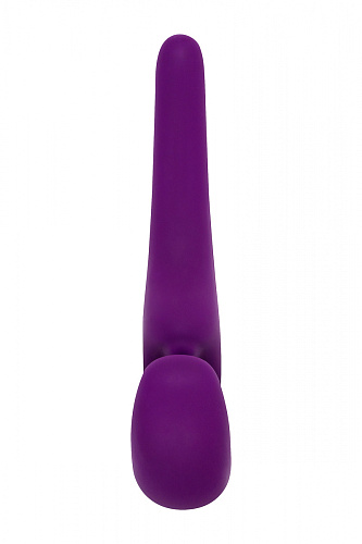 Безремневой анальный страпон Natural Seduction, фиолетовый