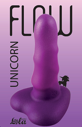 Нереалистичный мини-дилдо Unicorn Max, фиолетовый