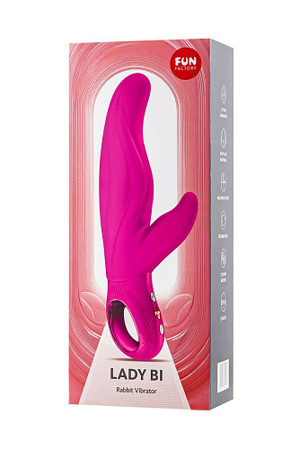 Вибратор-кролик Fun Factory Lady Bi, пурпурный