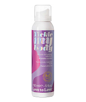 Хрустящая массажная пенка Love to Love Tickle My Body Миндаль, 150 мл