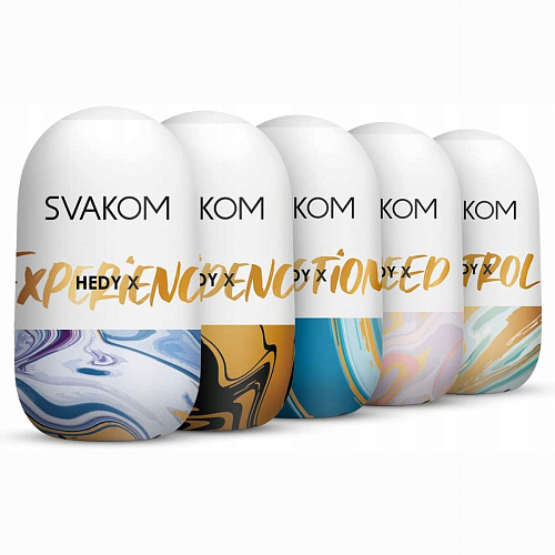 Набор мини-мастурбаторов яиц Svakom Hedy X5 Mixed