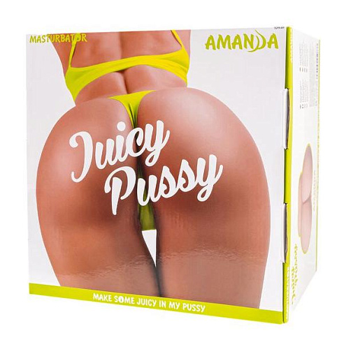 Реалистичный мастурбатор-полуторс Toyfa Juicy Pussy Amanda