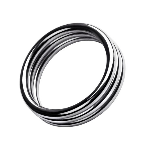 Металлическое эрекционное кольцо Toyfa Metal, диам. 4.5 см
