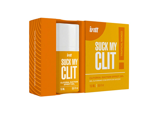 Жидкий вибратор Intt Suck my&nbsp;Clit Манго, 15&nbsp;мл