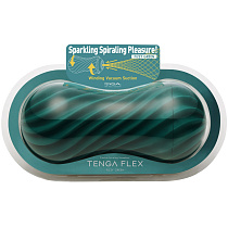 Вакуумный мастурбатор Tenga Flex Fizzy Green, яркое удовольствие