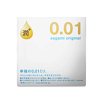 Ультратонкий презерватив с дополнительной смазкой Sagami Original Extra Lube 0.01, 1 шт
