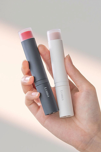 Мини-вибратор Loma Gloss с&nbsp;вращающимся язычком и&nbsp;подогревом, белый
