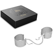 Браслеты-наручники Bijoux Indiscrets Désir Metallique, серебристые