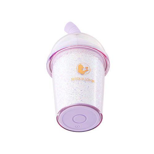 Вакуумный стимулятор с подогревом и ДУ BeYourLover Joy Cup, блестящий