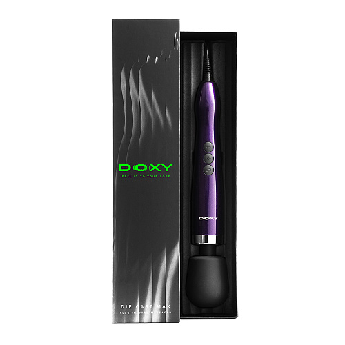 Мощный вибромассажер Doxy Die Cast Max, фиолетовый