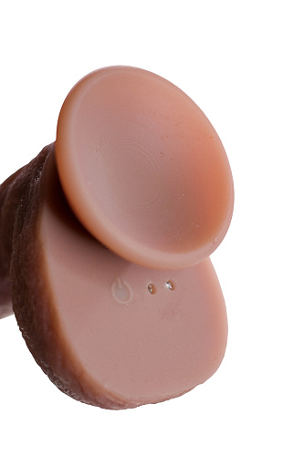 Реалистичный дилдо-пульсатор с подогревом A-Dick