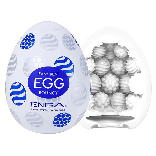 Мини-мастурбатор яйцо Tenga Egg Bouncy