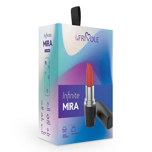 Вибратор для клитора Infinite Mira, черный