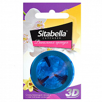 Презерватив-насадка с маленькими усиками и ароматом Sitabella 3D Ванильная Орхидея, 1 шт