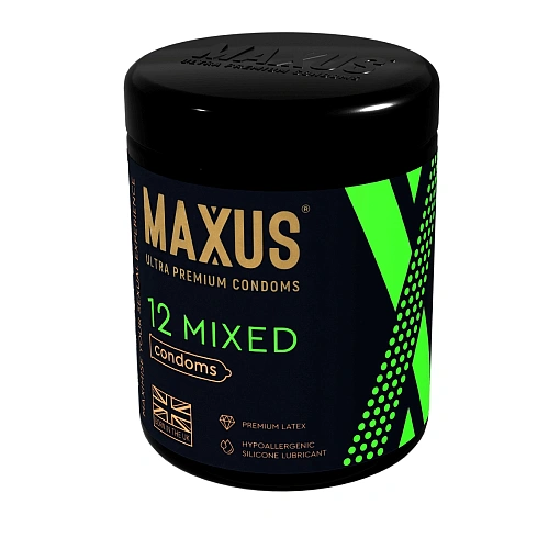 Презервативы Maxus SO Mixed, 12 шт, микс из разных презервативов