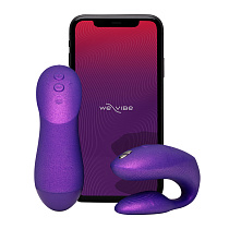 Вибратор для пар на ДУ We-Vibe Chorus Pro, фиолетовый