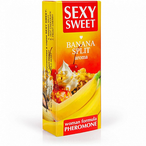 Женский парфюм с феромонами Bioritm Sexy Sweet Banana Split с ароматом банана, 10 мл