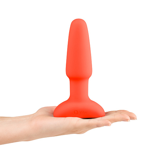 Вибровтулка с риммингом b-Vibe Rimming, оранжевая