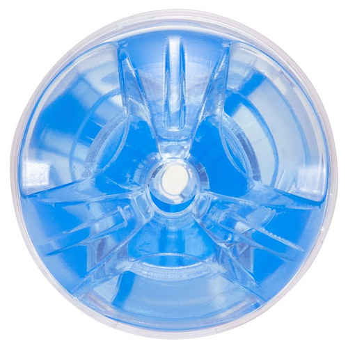 Мастурбатор Fleshlight Flight Commander, голубой прозрачный