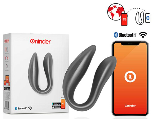 Вибратор для пар с&nbsp;приложением Oninder