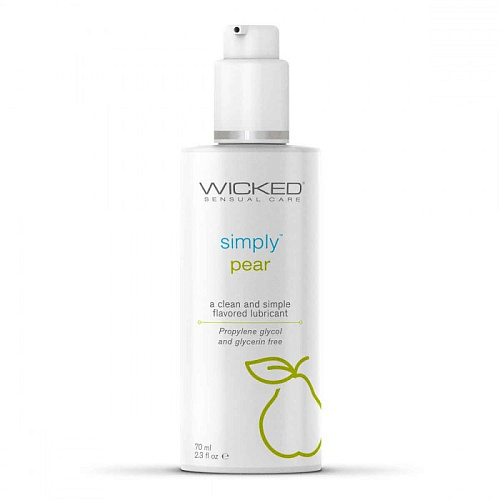 Оральный лубрикант Wicked Simply AQUA Груша, 70 мл