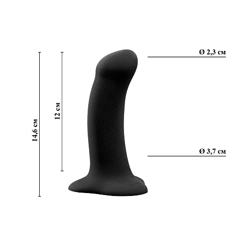 Мини-фаллоимитатор Fun Factory Amor, 14.6 см, черный