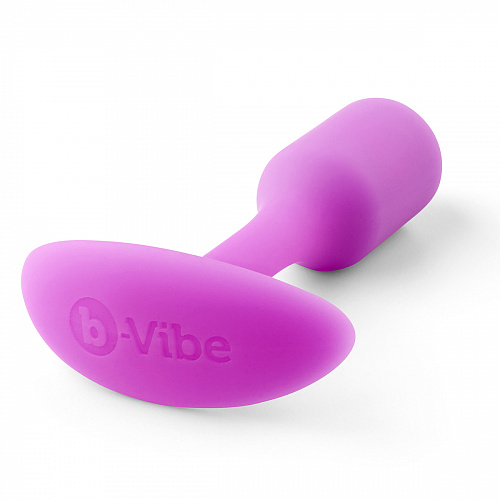 Анальная пробка маленькая b-Vibe Snug Plug 1, розовая