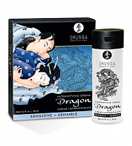 Мужской стимулирующий гель с деликатным эффектом Shunga Dragon Sensitive, 60 мл
