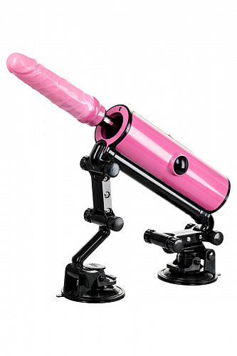 Переносная секс-машина с подогревом MOTORLOVERS Pink-Punk
