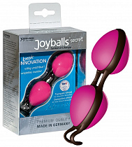 Большие вагинальные шарики со смещенным центром тяжести Joy Division Joyballs, розовые