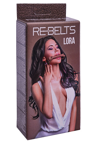 Кляп-трензель Rebelts Lora, коричневый