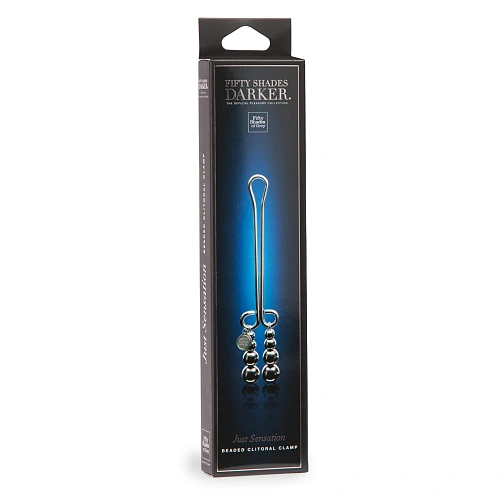 Зажим для клитора Fifty Shades of Grey Just Sensation Beaded