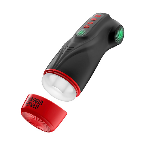 Интерактивный мастурбатор Shadow Sinner Raven вибрация, вакуум и&nbsp;подсветка