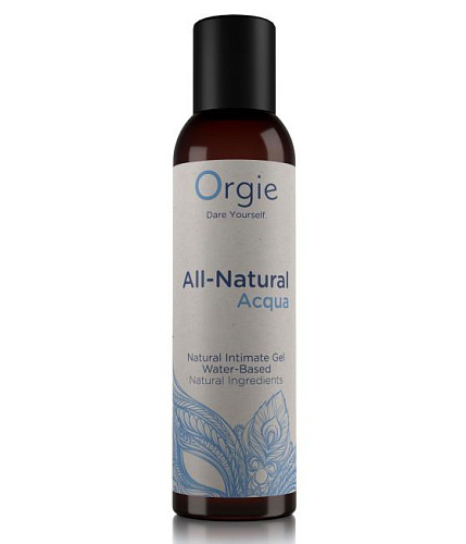 Вагинальный интимный гель Orgie All-Natural Acqua, 150&nbsp;мл