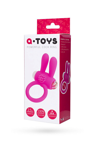 Эрекционное виброкольцо A-Toys Rabbi