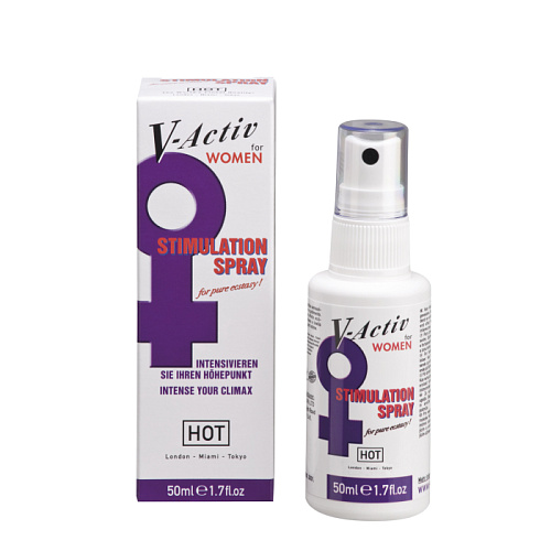 Стимулирующий спрей V-Active for Women, 50 мл