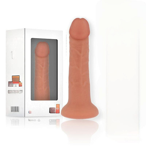 Фаллоимитатор с&nbsp;вибрацией и&nbsp;ДУ&nbsp;Oninder, 20&nbsp;см