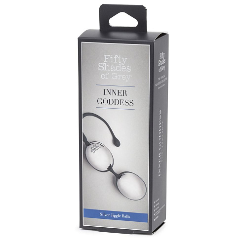 Вагинальные шарики Fifty Shades of&nbsp;Grey Inner Goddess, серебристые