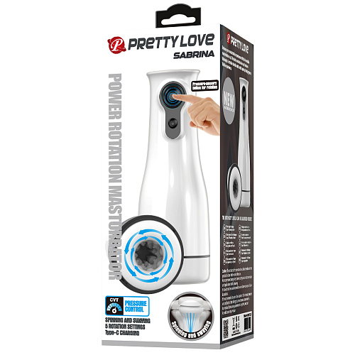 Мастурбатор с ротацией Sabrina