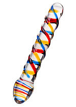 Двусторонний фаллоимитатор, стеклянный