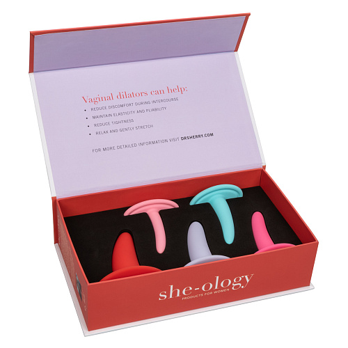Большой набор вагинальных расширителей CalExotics She-ology